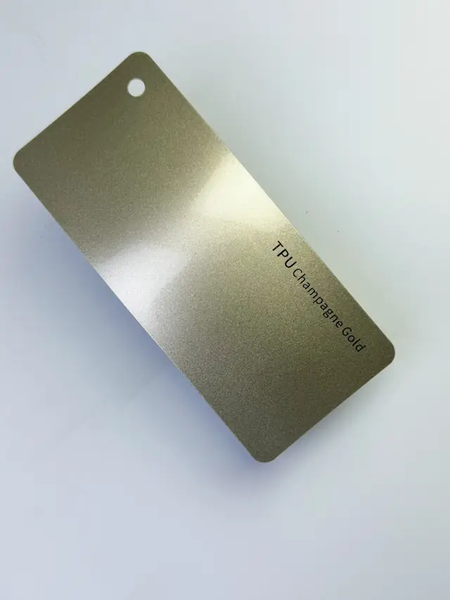 Champagne Gold colour PPF swatch